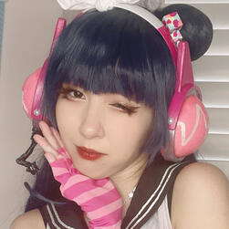 cheer yohane headphones + hair accessories (eva foam)