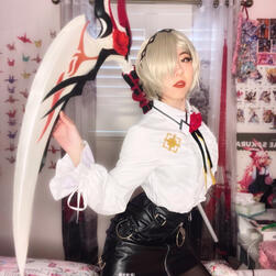 rita scythe (eva foam, pvc pipe)