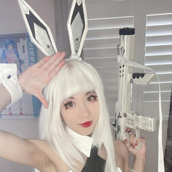 blanc g*n (3d print) + ears (eva foam)